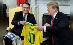 Bolsonaro vai à Casa Branca para almoçar com Donald Trump