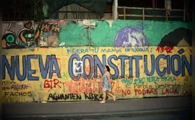 Pichações no Chile