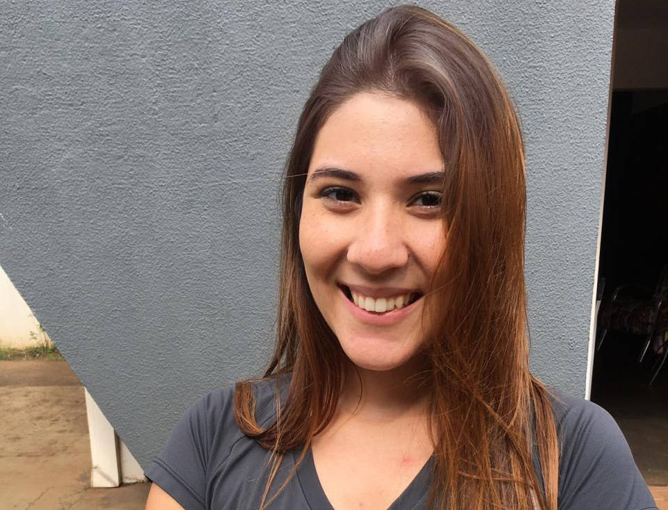 Carol Bertani, 20 anos, faz estágio numa academia: "Foi um voto de confiança, estou aprendendo muito mais"