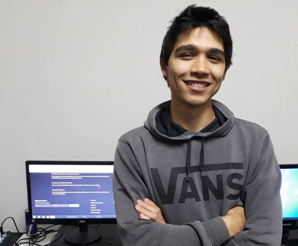 Gabriel Soldorio, 23, anos, conseguiu estágio numa agência de publicidade: "Aperfeiçoei o trabalho em grupo"