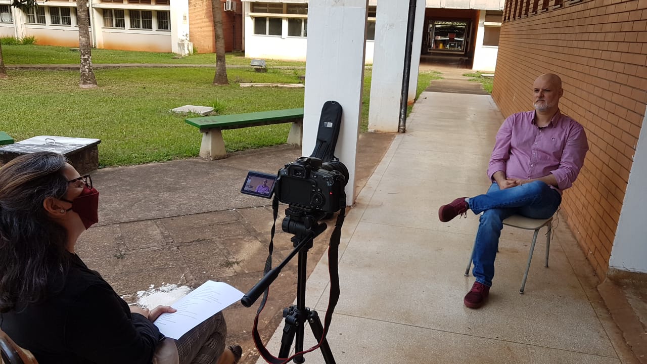 André Siqueira, um dos entrevistados do projeto da UEL: relatos e experiências durante a pandemia