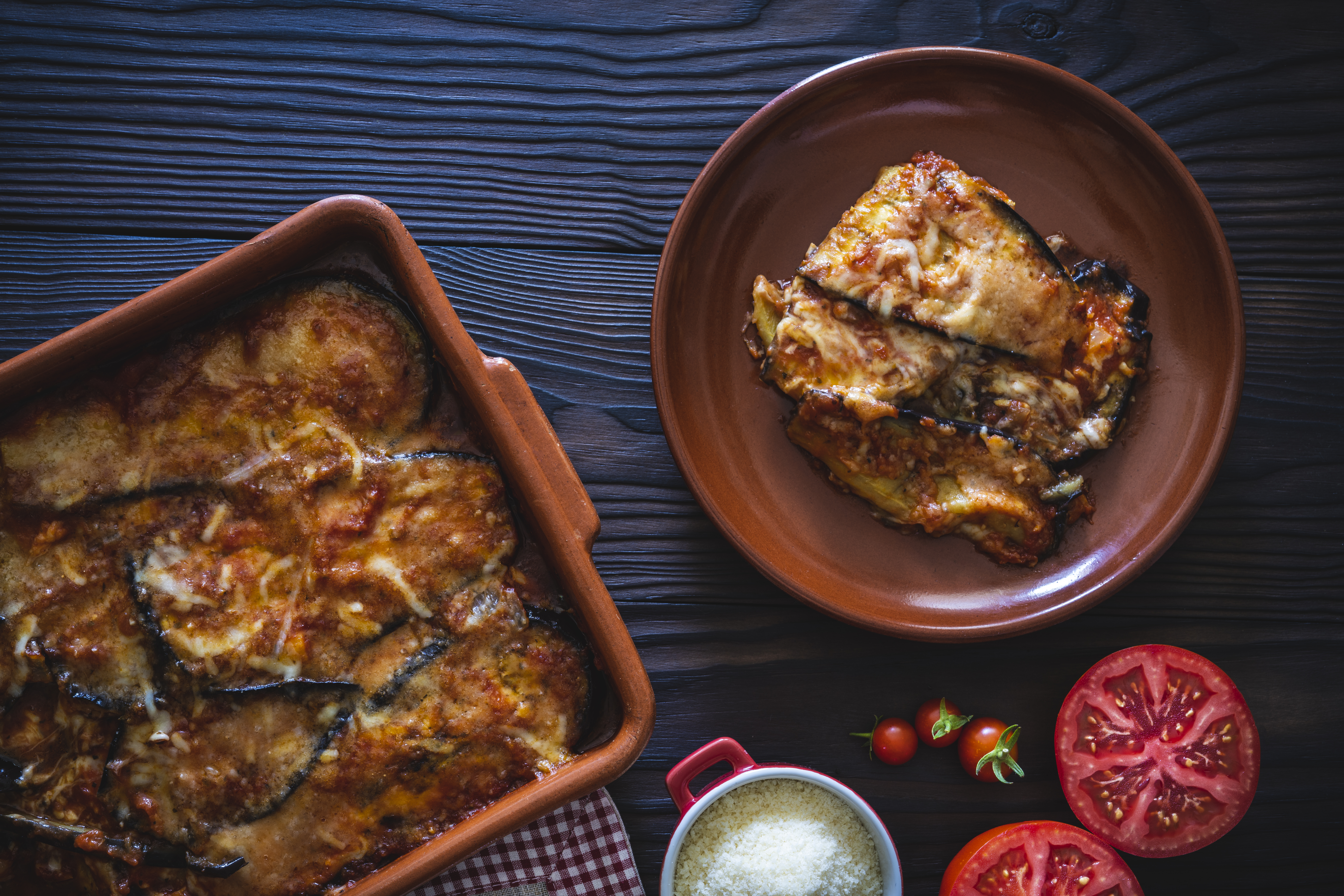 Feitas com vegetais, as lasanhas ficam mais leves e também saborosas