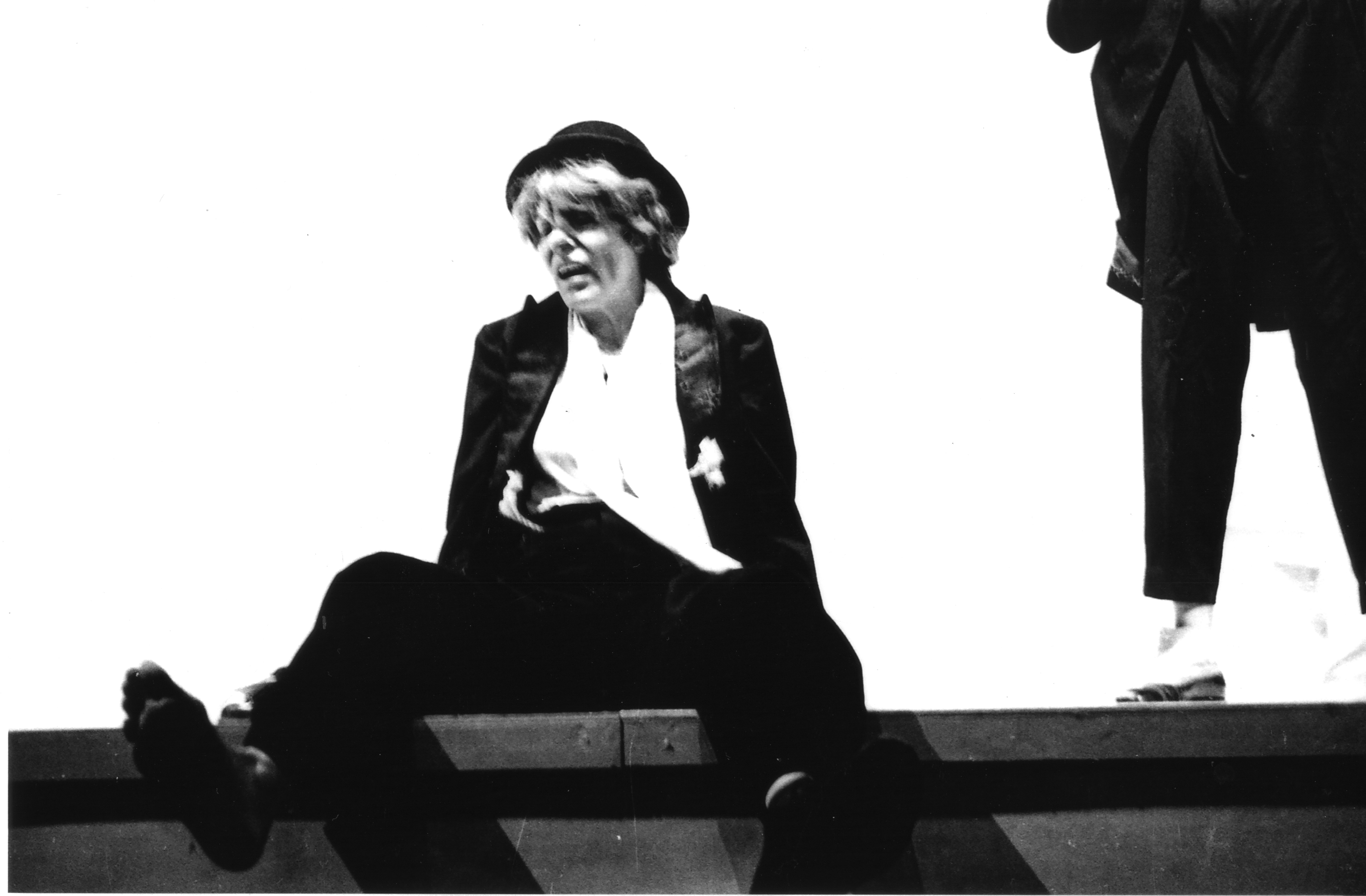 Cacilda Becker em ensaio de "Esperando Godot", em 1969: ela faleceu encenando o espetáculo