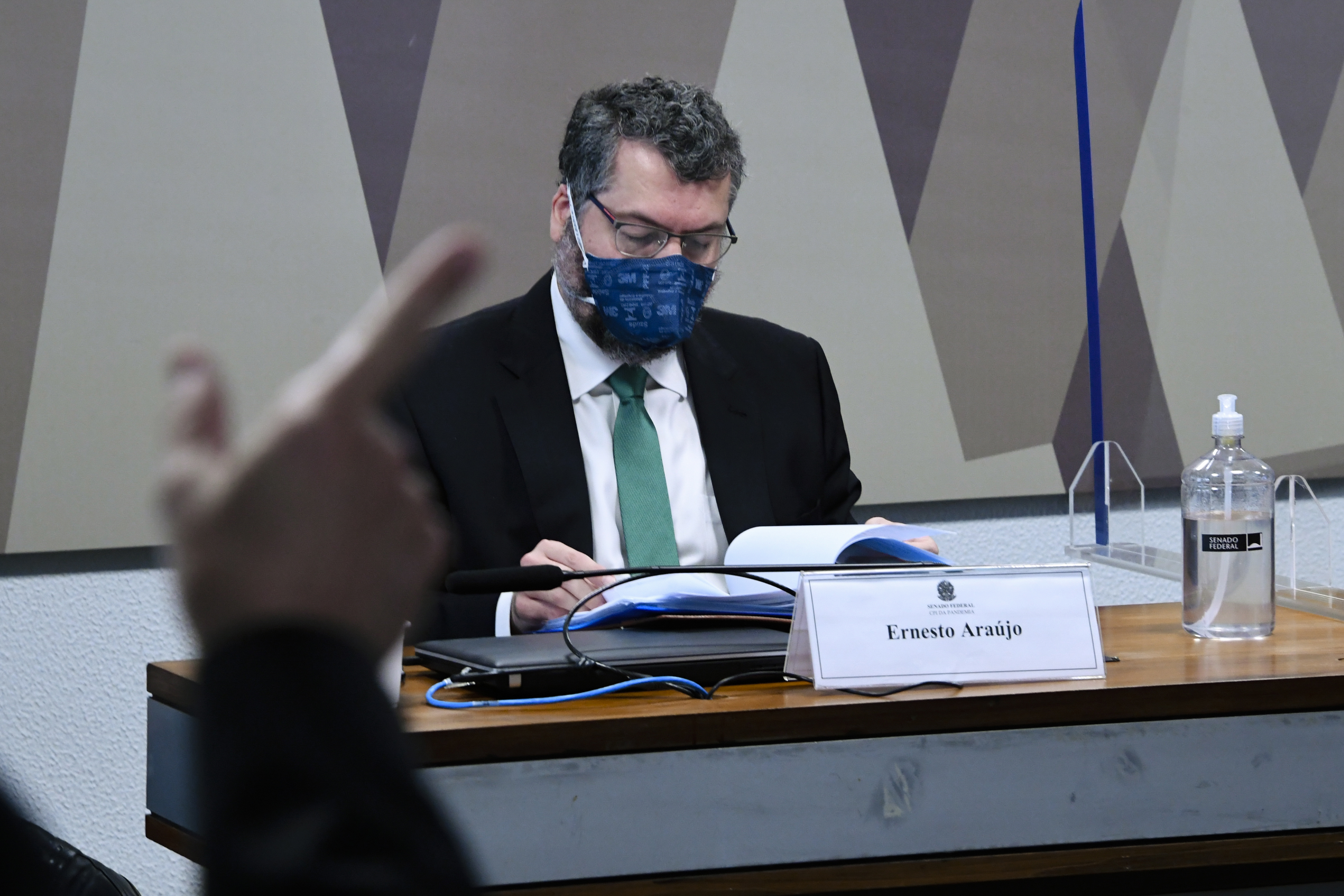 Ex-ministro das Relações Exteriores, Ernesto Araújo