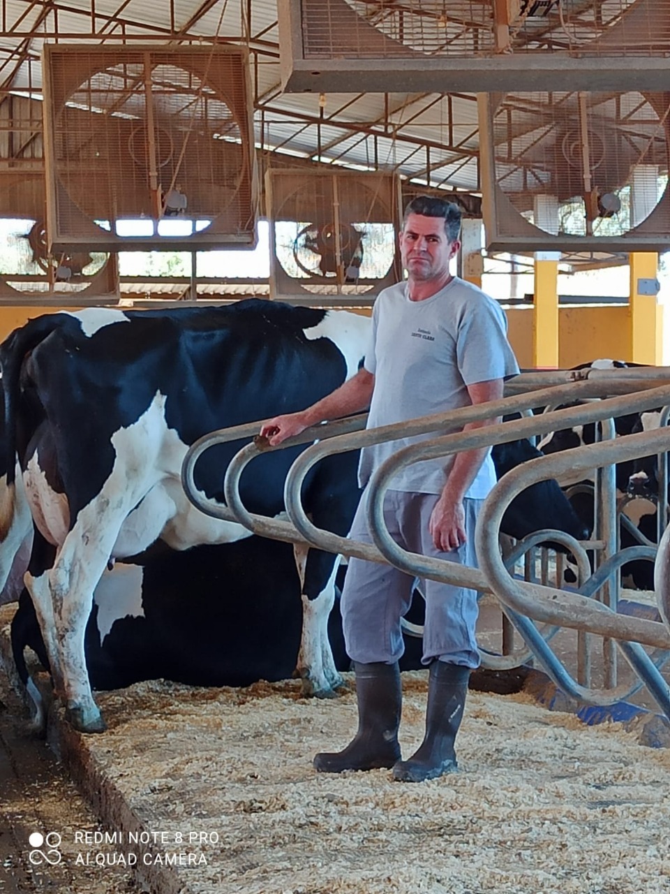 O produtor Marcio Gambetta herdou dos avós o gosto pela atividade no meio rural
