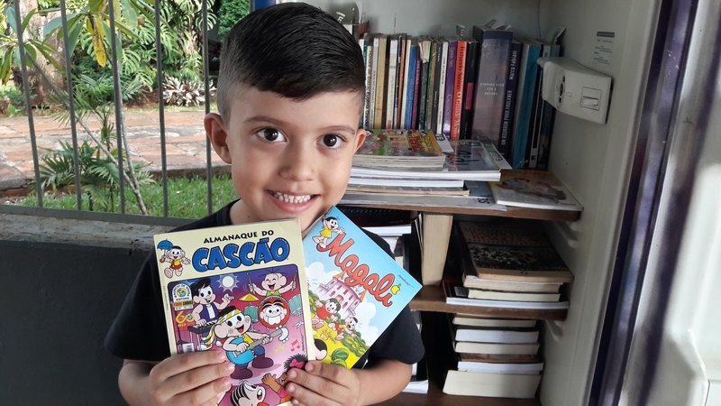 Literatura para todas as idades estão nas gelatecas de Tamarana onde são encontrados também gibis