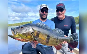 Pescadores londrinenses nas águas do Rio Negro
