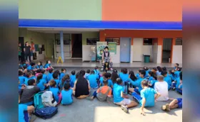 Escolas municipais formam plateias para a contação de histórias